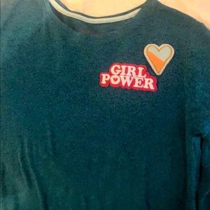 Cat and Jack girl’s long sleeve teal tunic.